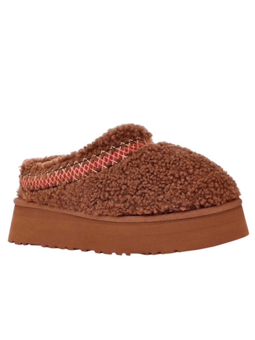 UGG Taz Sherpa Platform Mule - Brown